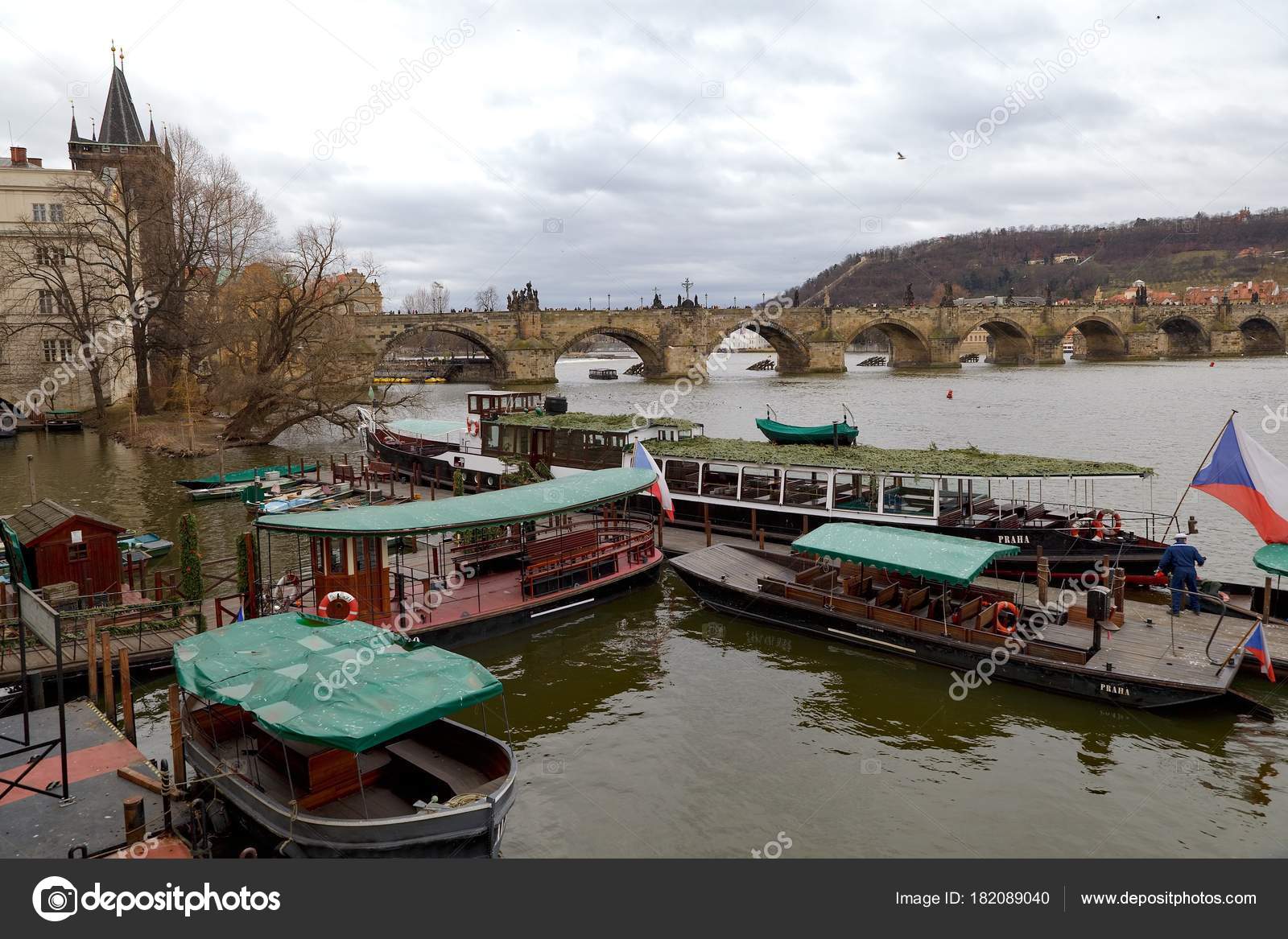 République Tchèque Prague Jan 2018 Centre Historique ...