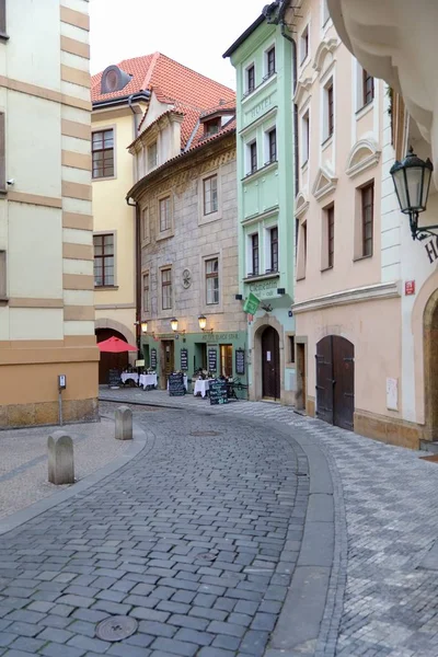 República Checa Praga Ene 2018 Vista Calle Seminarska Centro Praga — Foto de Stock