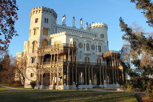 Château Hluboka Nad Vltavou Des Beaux Châteaux République Tchèque — Photo