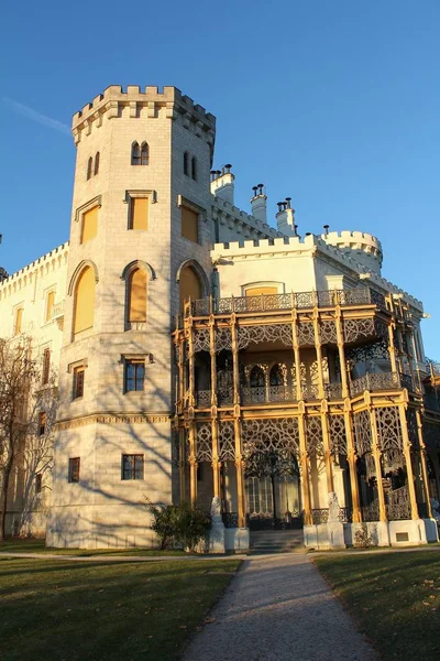 Burg Hluboka Nad Vltavou Eine Der Schönsten Burgen Der Tschechischen — Stockfoto