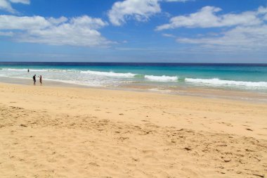 Morro Jable, Fuerteventura-Kanarya Adaları Beach'de