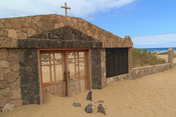 Kyrkogården Cofete Stranden Fuerteventura Kanarieöarna — Stockfoto