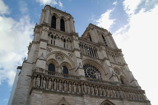Notre Dame Cathedral Located Paris France — Stock Photo, Image