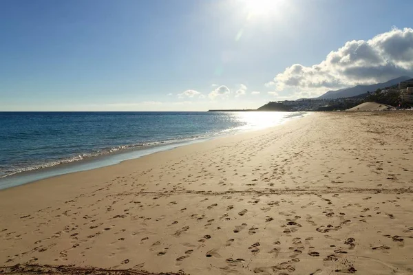 Praia em Morro Jable, Fuerteventura- Canárias — Fotografia de Stock