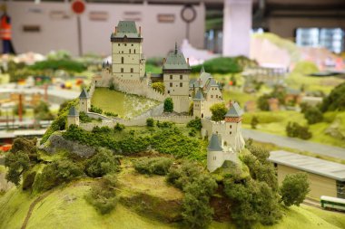 Karlstejn Castle modeli Çek Cumhuriyeti