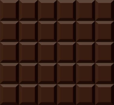 Çikolata doku. Çikolata. Gerçekçi vektör arka plan.