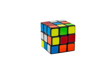 Rubik Küpü - beyaz izolasyon
