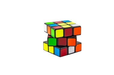Rubik Küpü - beyaz izolasyon
