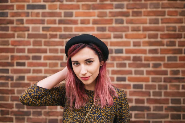 Rosafarbene Haare — Stockfoto