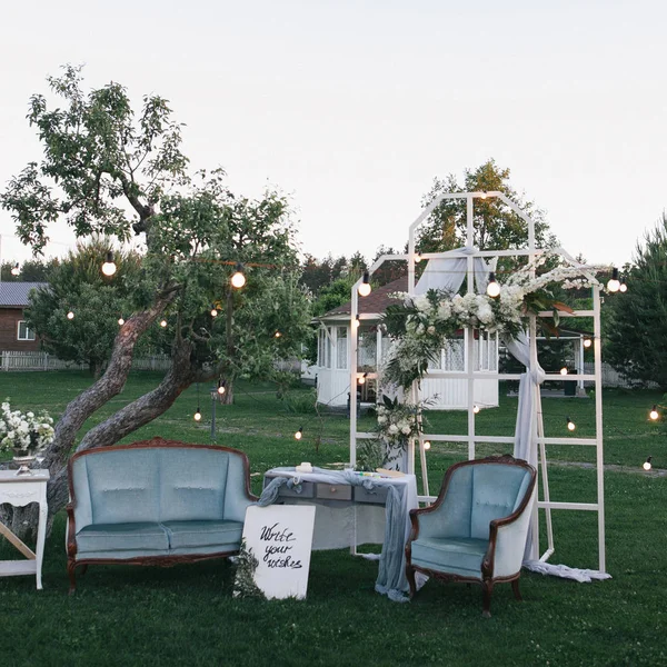 Wedding arch — Stock Photo