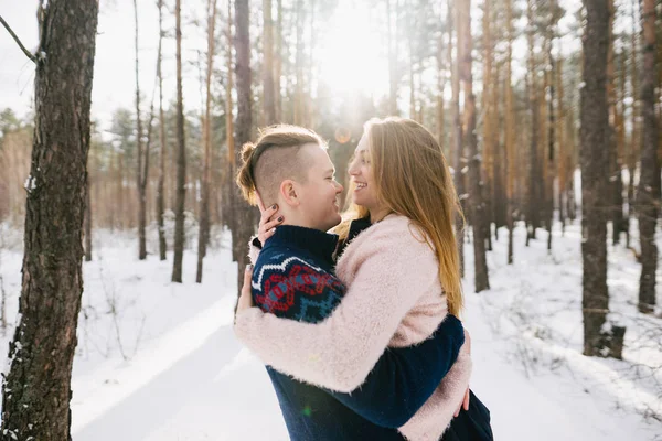 Hugging — Stock Photo