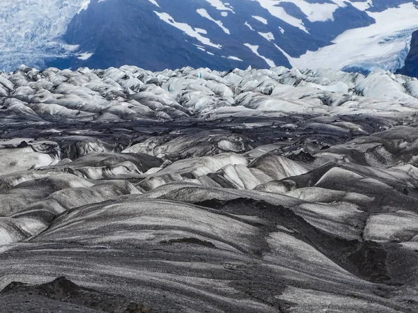 Bellissimo ghiacciaio nel parco nazionale skaftafell skaftafell — Foto Stock