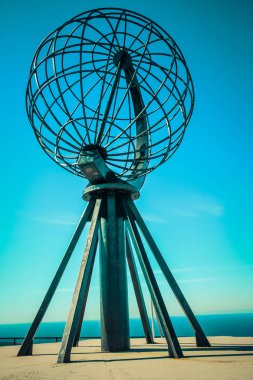 North cape Norveç Nordkapp küre Anıtı