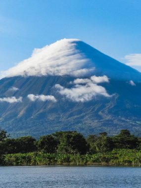 Voclano: Ometepe Island Nikaragua görünümünü concepcion