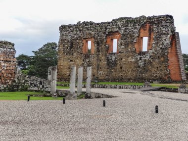 Panama la vieja eski İspanyol şehir korsanlar tarafından yok