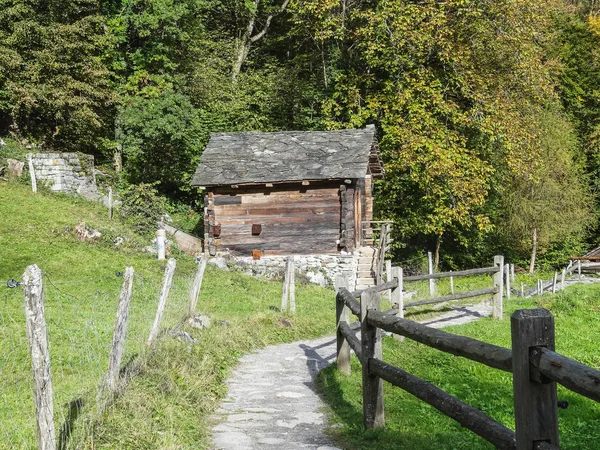 Old house in ballenberg open air museum — Stock Photo, Image