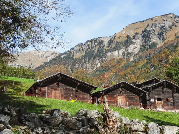 Old house in ballenberg open air museum — Stock Photo, Image