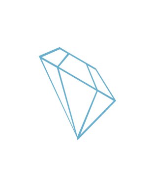 Bir elmasın 3B vektörü