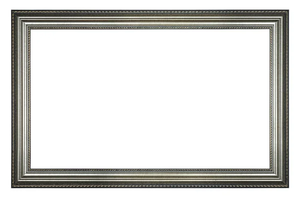 Silver rectangle frame — Stock Photo, Image