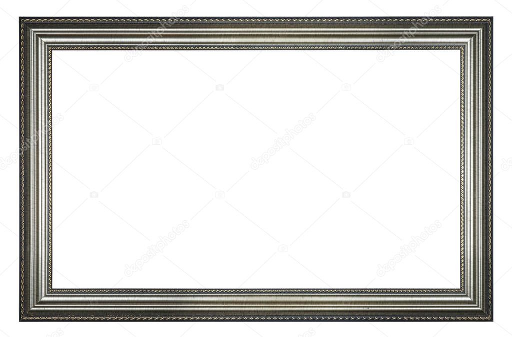 Silver rectangle frame 