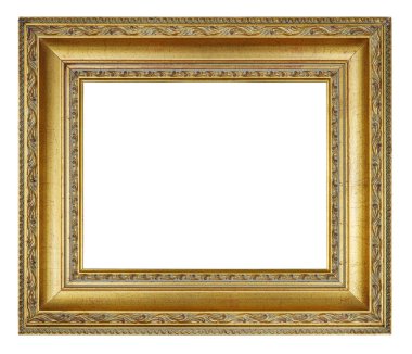 eski vintage altın çerçeve 