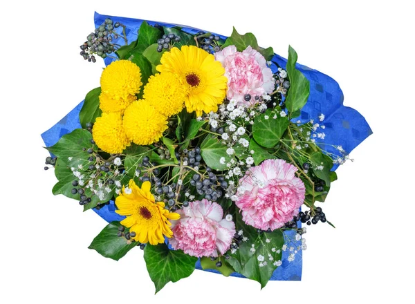 Bouquet de fleurs printanières colorées — Photo