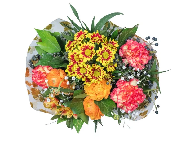 Wiosna kolorowy bukiet kwiatów — Zdjęcie stockowe