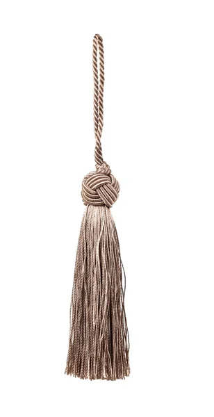 ロープ付きの小さなベージュのネクタイ — ストック写真