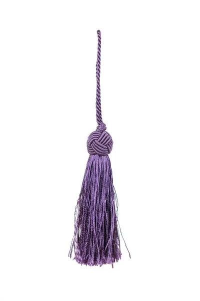 Pequeño lazo púrpura con cuerda —  Fotos de Stock