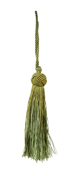 ロープ付きの小さな緑のネクタイ — ストック写真