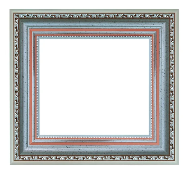 Vintage cornice quadrata argento — Foto Stock