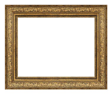 Klasik altın kare çerçeve
