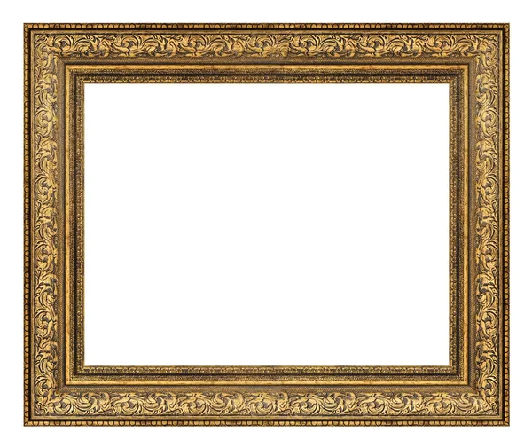 Vintage golden square frame — 스톡 사진