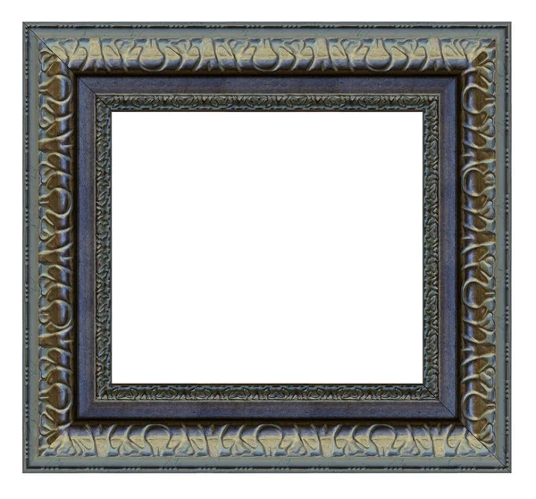 Estilo Antigo Vintage Quadro Preto Isolado Fundo Branco — Fotografia de Stock