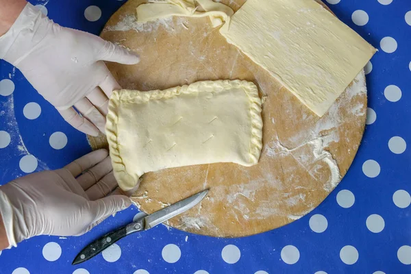 치즈를 요리사의 — 스톡 사진