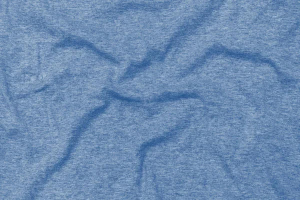 Baumwolle Textilstoff Hintergrund Der Trendfarbe 2020 Jahr Klassisch Blau Getönt — Stockfoto