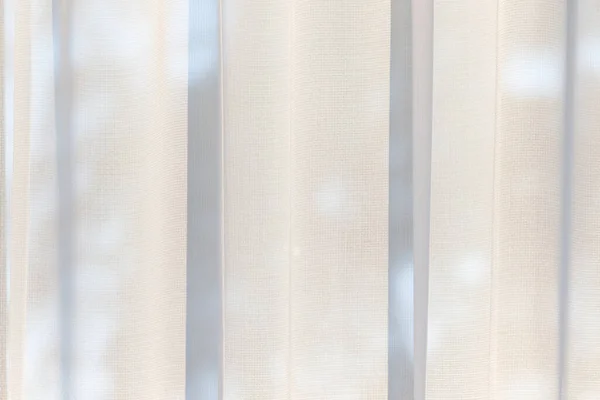 Bright Morning Evening Sun Window Curtains — Stock Photo, Image