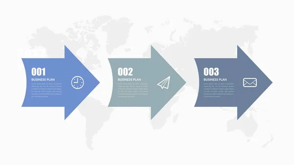 Elemento Infográfico Plano Para Estrategia Negocios Vector Premium — Archivo Imágenes Vectoriales