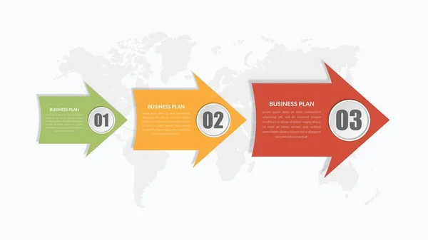 Elemento Infográfico Creativo Para Estrategia Negocios Vector Premium — Archivo Imágenes Vectoriales