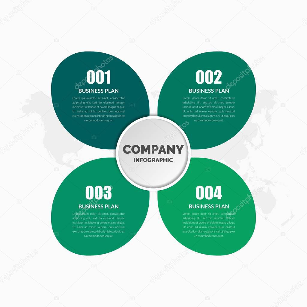 Creative Infographic Element for Business Strategy Premium Vector