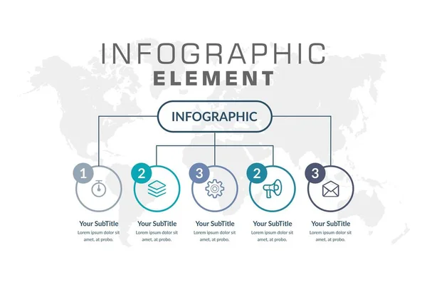İş Stratejisi İçin Premium Infographic Element