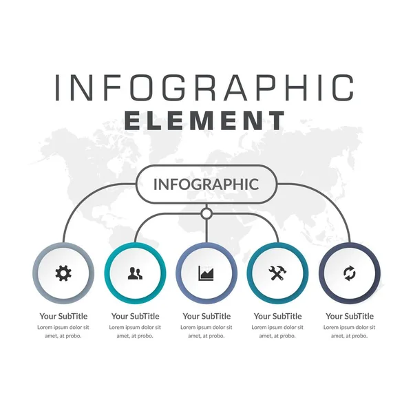 İş Stratejisi İçin Premium Infographic Element