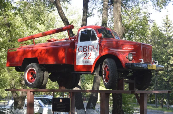 fire truck AC-20 (51). 1952 year of release, established in 2012, in honor of the sixtieth anniversary of the first fire station. USSR. Retro