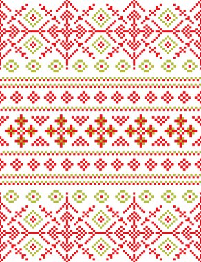 kar taneleri seamless modeli