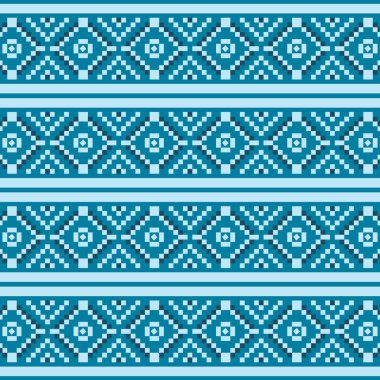 Mavi Noel seamless modeli