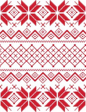 Parlak piksel kar tanesi deseni