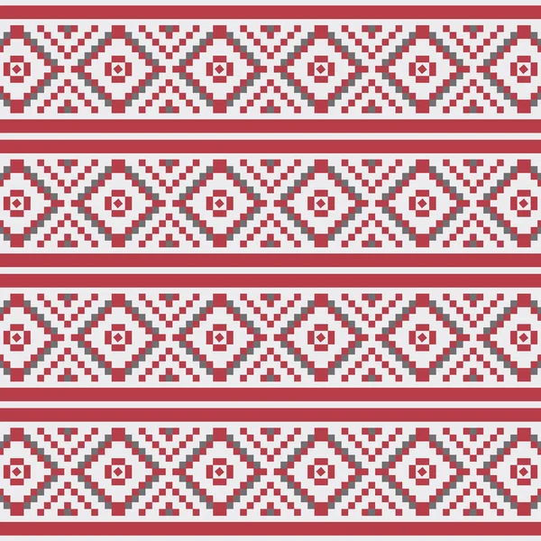 Modèle sans couture géométrique de Noël — Image vectorielle