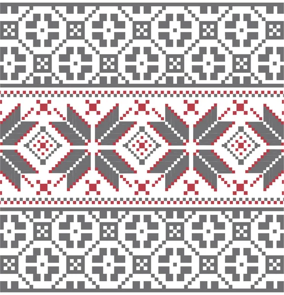 İskandinav kış nakış deseni