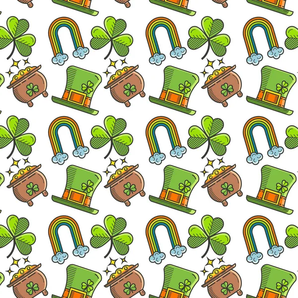 Dikişsiz desen St. Patrick s gün