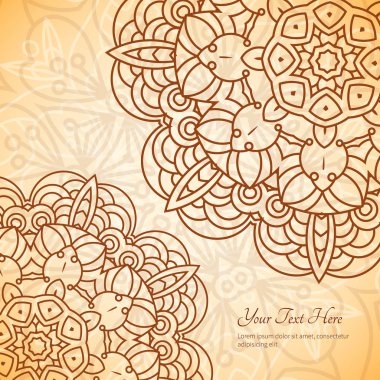 Dantel Mandala vektör